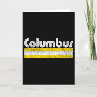 Carte Columbus Soccer Vintage City 