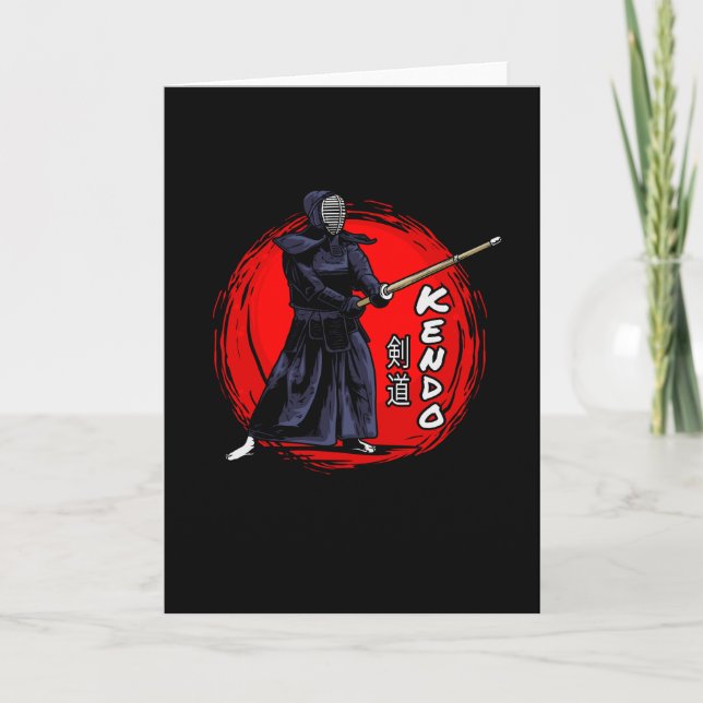 Carte Combattants des arts martiaux de Kendo Aikido (Devant)