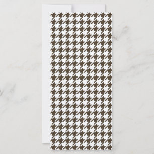 Carte Combinaison marron Houndstooth par Shirley Taylor