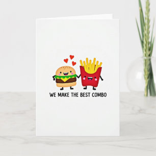 Carte Combo Burger Frites Amour