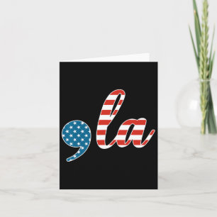 Carte Comma La Kamala Harris Ponctuation La Election Vot