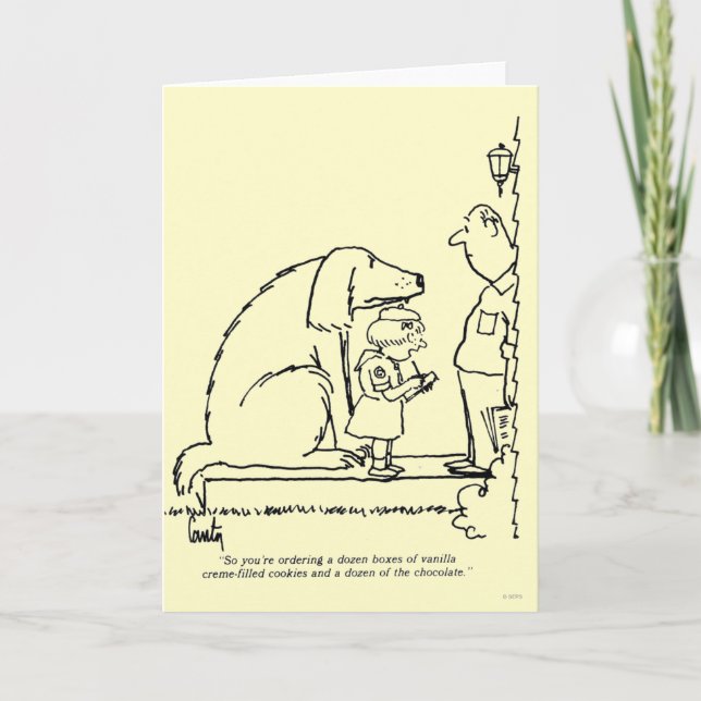 Carte Commande de cookies (Devant)