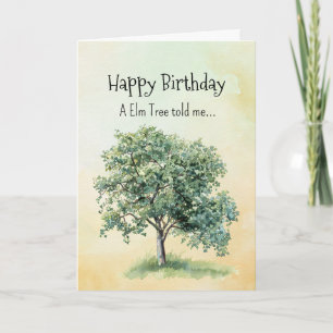 Carte Comme un orme Spirit Personnalités d'anniversaire