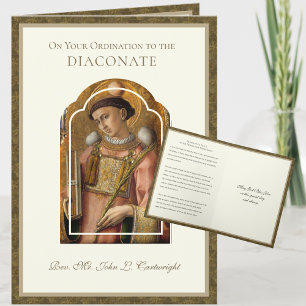 CARTE COMME VOUS ÊTES ORDONNÉ AU DIACONAT