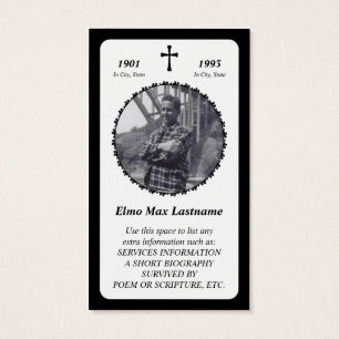 carte commémorative. croix élégante