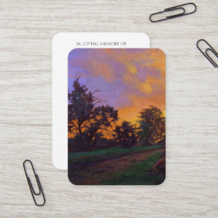 Carte commémorative de célébration de la vie