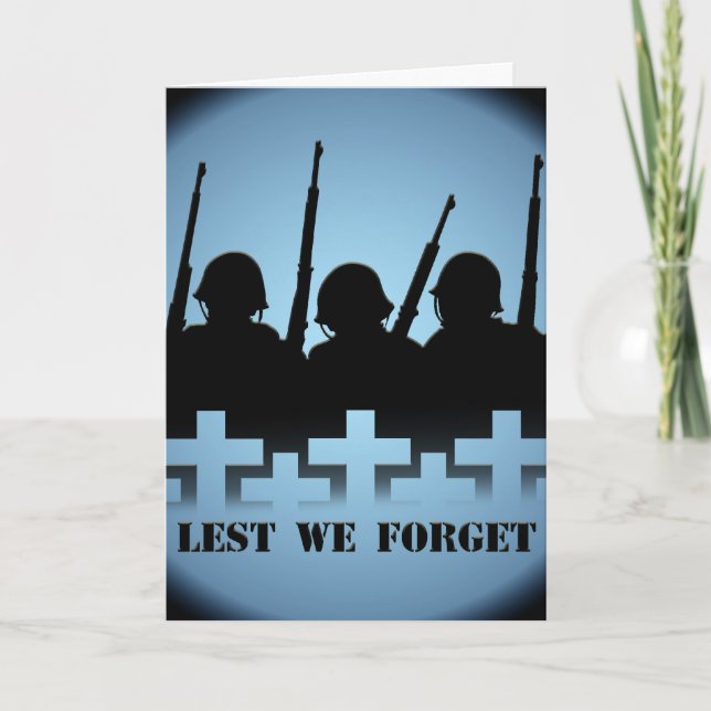 Carte commémorative de guerre Personnalisez-vous d (Devant)