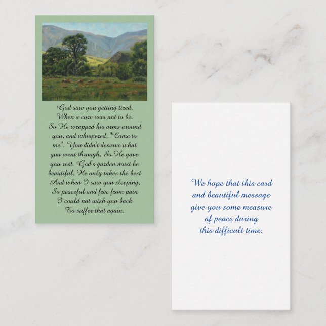 Carte commémorative de la célébration de la peintu (Devant / Derrière)