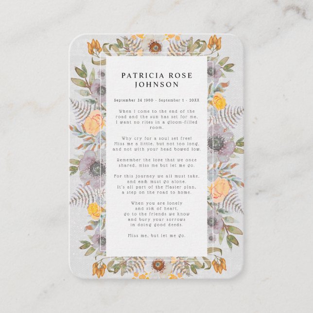 Carte commémorative de Sympathy Photo Russe (Devant)