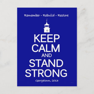 Carte commémorative Georgetown Strong SC Fire