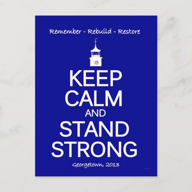 Carte commémorative Georgetown Strong SC Fire (Devant)