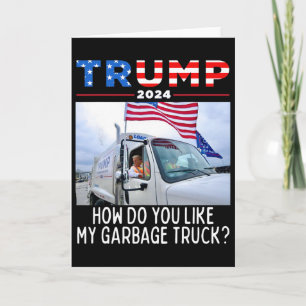Carte Comment aimez-vous mon camion de garage votant Tru