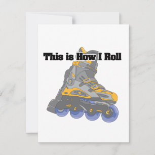 Carte Comment je roule (Lames à rouleaux/Patins en ligne