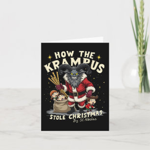 Carte Comment Le Krampus A Volé Le Krampus De Noël Arriv