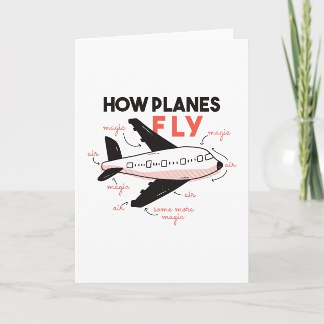 Carte Comment les plans volent (Devant)