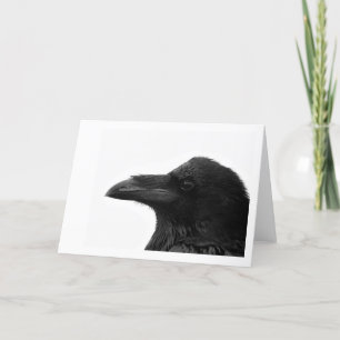 Carte Common Raven Notecard