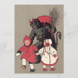 Carte Commutateur Krampus Chasse Enfants