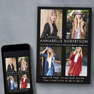 Carte Comp Acteur de modèle moderne 4 photos