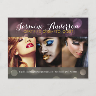 Carte Comp Artist de maquillage entièrement person