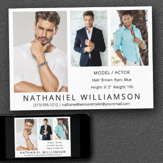 Carte Comp Moderne Pro Model Actor 3 Photos