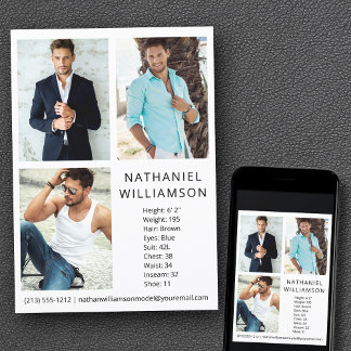 Carte Comp Moderne Pro Model et Actor 3 Photos