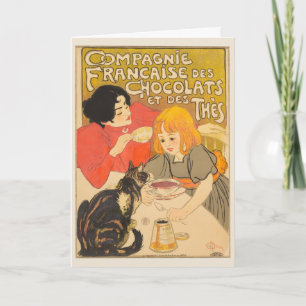 Carte Compagnie Française des Chocolats et des Thés, Art