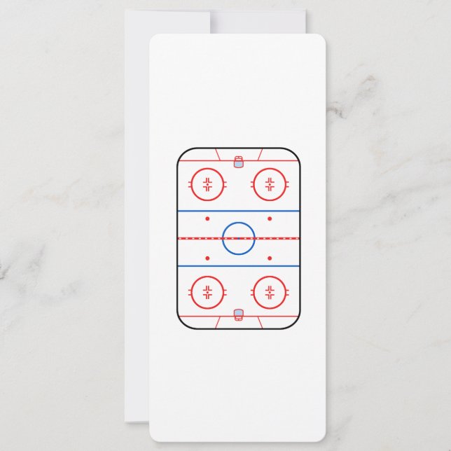 Carte Compagnon de hockey sur glace Diagram (Devant)