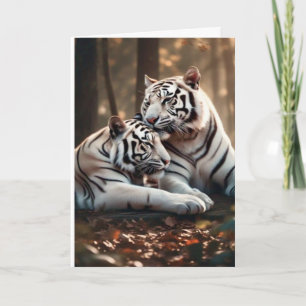 Carte Compagnons du tigre blanc serein
