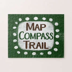 Carte Compass Trail Jigsaw Puzzle Puzzle