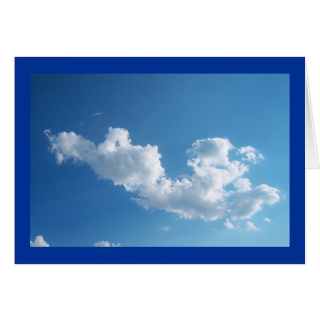 Carte compatissante de nuage (Devant horizontal)