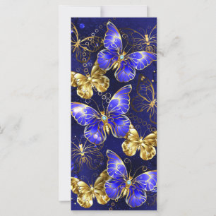 Carte Composition avec papillons Sapphire