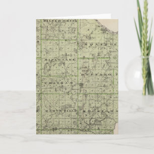 Carte Comté de Map of Wright, Minnesota