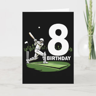 Carte Conception amusante pour un amateur de cricket pou