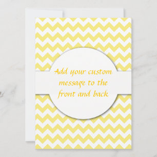 Carte Conception Chevron Jaune