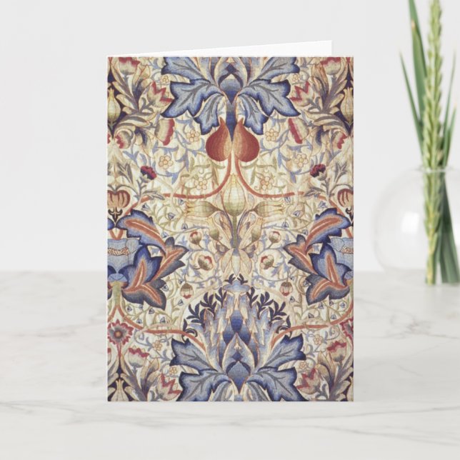 Carte Conception d'artichaut de William Morris (Devant)