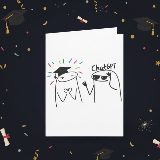 Carte Conception de célébration de doodle ChatGPT de rem (Créateur téléchargé)