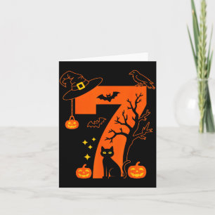 Carte Conception de chat noir d'Halloween numéro 7 effra