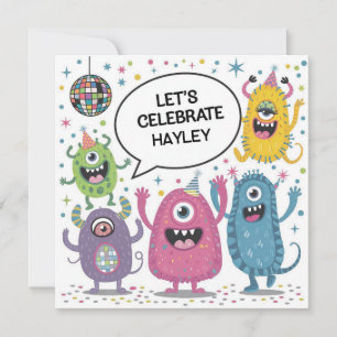 Carte Conception de fête d'anniversaire pour enfants ave