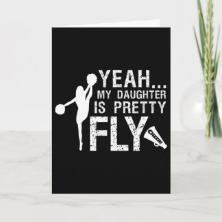Carte Conception de flyer de cheerleading drôle pour mam