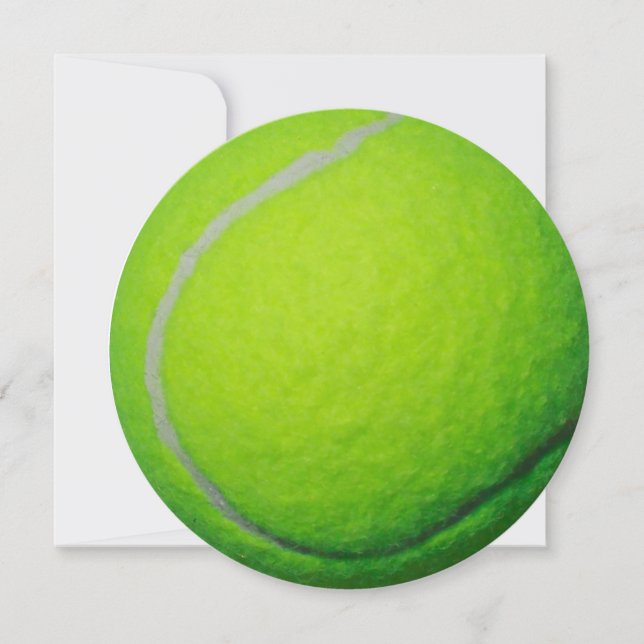 Carte Conception de la photo de Tennis Ball (Devant)