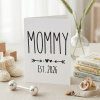 Conception de lettrage moderne de l'année de Maman