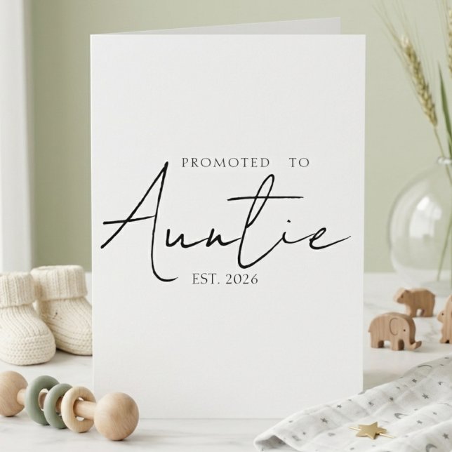 Carte Conception de script d'annonce de promotion en tan (Créateur téléchargé)