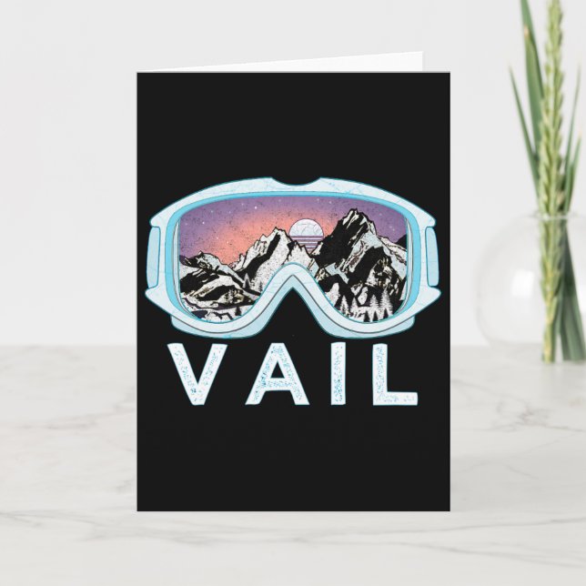 Carte Conception de ski snowboard Vail  (Devant)