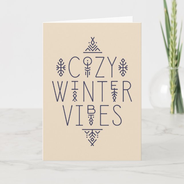 Carte Conception de vibrations hivernales confortables (Devant)