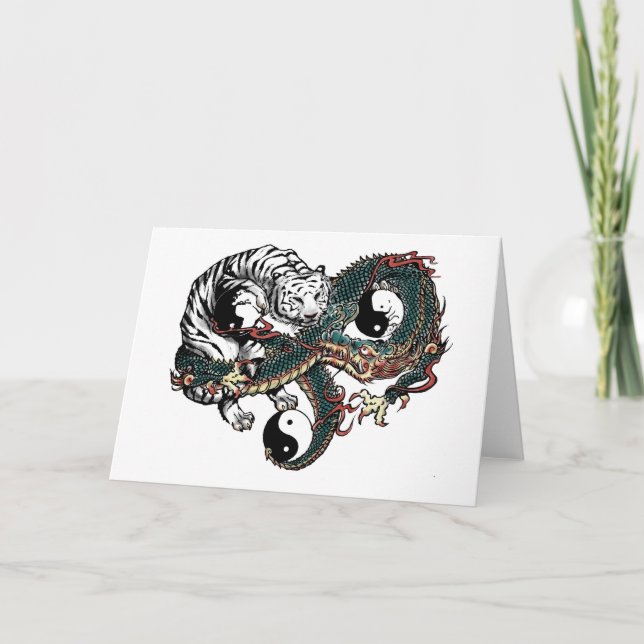 Carte Conception de Yin Yang (Devant)