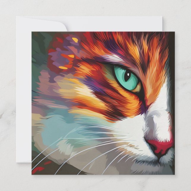 Carte Conception des yeux de chat (Devant)