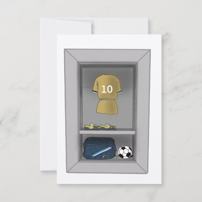 Carte Conception du joueur de football (Devant)