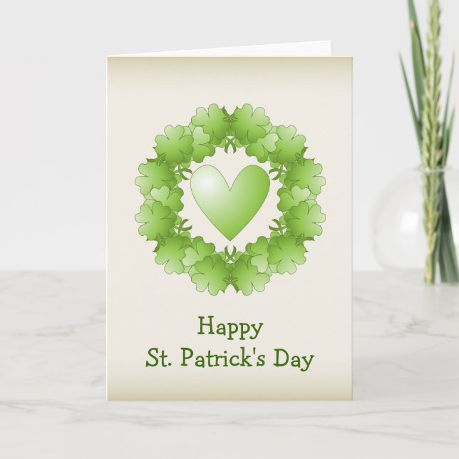 Carte Conception du jour Saint-Patricks (Devant)