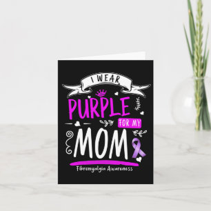 Carte Conception Fibro Je Porte Violet Pour Maman