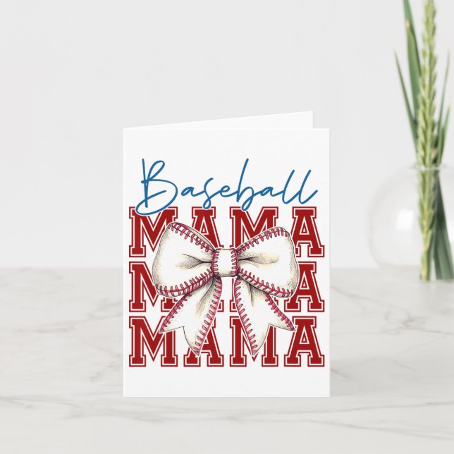 Carte Conception graphique unique de Bysebyll Mama Bow (Devant)